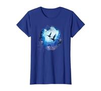 Avatar: The Way of Water Banshee Na’VI Night Flight T-Shirt, Femme, Bleu Royal, 3XL