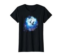 Avatar: The Way of Water Banshee Na’VI Night Flight T-Shirt, Femme, Noir, XXL