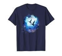 Avatar: The Way of Water Banshee Na’VI Night Flight T-Shirt, Homme, Bleu Marine, XXL