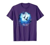 Avatar: The Way of Water Banshee Na’VI Night Flight T-Shirt, Homme, Violet, XL