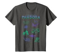 Avatar The World of Pandora Flora & Fauna T-Shirt, Enfant, Asphalte, 6 Ans