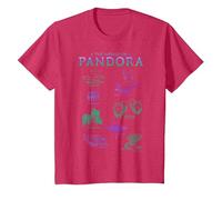 Avatar The World of Pandora Flora & Fauna T-Shirt, Enfant, Rouge Chiné, 2 Ans