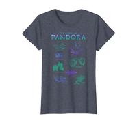Avatar The World of Pandora Flora & Fauna T-Shirt, Femme, Bleu Chiné, XXL