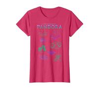 Avatar The World of Pandora Flora & Fauna T-Shirt, Femme, Rouge Chiné, M