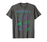 Avatar The World of Pandora Flora & Fauna T-Shirt, Homme, Asphalte, 3XL