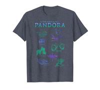 Avatar The World of Pandora Flora & Fauna T-Shirt, Homme, Bleu Chiné, L