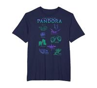 Avatar The World of Pandora Flora & Fauna T-Shirt, Homme Grandes Tailles, Bleu Marine, 6X Tall