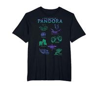 Avatar The World of Pandora Flora & Fauna T-Shirt, Homme Grandes Tailles, Noir, 5X Tall