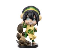 Avatar : Toph, Le Dernier Maître de l’Air - Mini-Figurine de 10 cm dans Un Style Kawaii en Pose Dynamique avec Socle d’Exposition