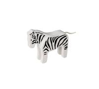 avatar Zebra noir/blanc 13x11x4 cm
