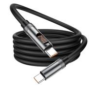 Avatcen 240W Câble USB C vers USB C, PD3.1 1.2 m Câble USB C Charge Rapide Câble chargeur USB Type C avec affichage LED pour iPhone 16 15 Pro Max, Samsung Galaxy S25 S24 Ultra, MacBook iPad, Switch