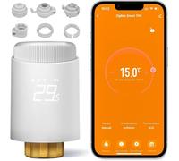 AVATTO Smart Thermostatique Radiateur Vanne, Thermostatique Programmable, Compatible avec Alexa/Home Assistant, Tuya Zigbee Gateway Requis