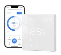 AVATTO Smart WiFi Thermostat pour Chauffage au Sol à Eau, Smart Thermostat d’Ambiance Programmable, Compatible avec Alexa, Google Assistant Et Smart Live App(Connecté Via WLAN 2,4 GHz
