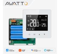 AVATTO - Thermostat intelligent WiFi/ZigBee, contrôleur de température de chaudière à eau et à gaz à faible consommation d'énergie, pour Tuya Alexa Google Home Alice WiFi Version