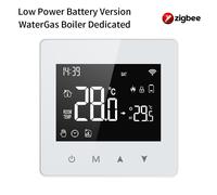 AVATTO-Thermostat intelligent Zigequation,régulateur de température,batterie à faible consommation,eau,gaz,bomicrophone,Tuya,WiFi,Alexa,Google Home,Alice - Type Version ZigBee #B