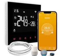 AVATTO Thermostat pour Chauffage au Sol électrique, Smart WiFi Thermostat d’Ambiance programmable, Compatible avec Alexa, Google Assistant Et Smart Live App (Connecté Via WLAN 2,4 GHz
