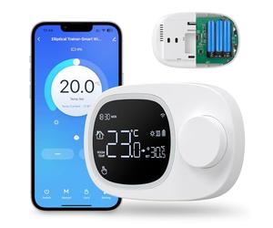 AVATTO Thermostat pour Chauffage au Sol électrique, Smart WiFi Thermostat d’Ambiance programmable, Compatible avec Alexa, Google Assistant Et Smart Live App (Connecté Via WLAN 2,4 GHz