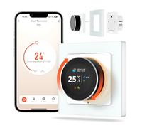 AVATTO Thermostat pour Chauffage par Le Sol, 55 x 55 Standard, Smart WiFi, Thermostat programmable, Compatible avec Alexa, Google Home Commande vocale et Application Smart Life