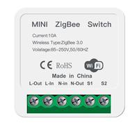 AVATTO-Tuya WiFi Mini Smart Switch,16A Tech,Contrôle bidirectionnel,Gadgets pour la maison,Commutateurs ,Prise en charge de Smart Life,Alexa,Google Home - Type Zigbee