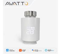 AVATTO ZigBee3.0 Thermostat Radiateur Actuateur Intelligent TRV Contrôleur de Vanne Thermostatique Compatible Tuya Alexa Google Home Alice TRV06-1PCS