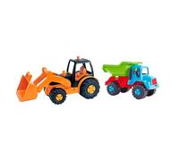 Avc Tombereau Avec Pelle Excavatrice Réseau 64x23x16 Cm