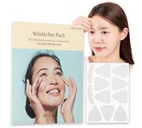 AVCA Lot de 55 patchs faciaux anti-rides pour sourcils, front, rire, cosmétiques coréens, type pénétrant, lifting, entretien facile, sans aiguille, retrait des rides