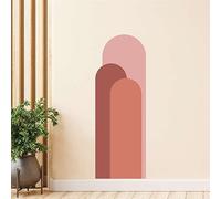AVCULT Boho Sticker Mural Multi-Fonction Rose Abstract Arche Murale (Color : B)