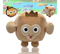 AVCULT Pet Simulator X Monkey Plush, New Pet Simulator X Monkey Plush Toy, Big Games Monkey Plush Toys, Big Games Square Monkey Plush Toys, Favorites for Boys, Girls and Fans