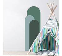 AVCULT Sticker Mural Boho Amovible Stickers Muraux Fille Art Moderne Et Simple Multi-Fonction Chambre Autocollant Salon Stickers Muraux Arche Murale (Color : D)