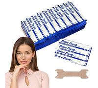 AVCXEC 100 Pieces Bandelettes Nasales Anti Ronflement, Patch Nasaux Anti Ronflement, Plâtre Nasal Ronflement, Pansements Nasaux, Soulage Instantanément le Nez Bouché, Améliore le Sommeil
