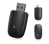 AVCXEC Adaptateur CarPlay sans Fil pour iPhone iOS 10+ et Android 11+, 2 en 1 Mini Adaptateur sans Fil pour Voiture Plug & Play Adaptat-EUR Android Auto sansFil pour Un Changement Rapide de Téléphone