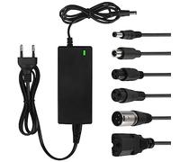 AVCXEC Chargeur Trotinette Electrique, Chargeur Hoverboard 42V 2A, Chargeur Universel avec 6 connecteurs, Chargeur de Scooter Electrique, Chargeur De Batterie 36V pour Trottinette Électrique