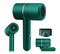 AVCXEC Sèche-cheveux Pliable, 800W Sèche-Cheveux de Voyage Pliable, Professionnel Sèche-Cheveux Lonique, 2 Températures, 1 Buses, pour Voyages, Maison, Salon (Vert)