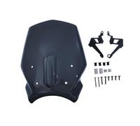 avdb-Moto Bulle Noire Double Courbure en Polycarbonate/Saute Vent Compatible avec Honda CB125R 2021-X