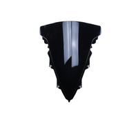 avdb-Moto Bulle Noire Double Courbure en Polycarbonate/Saute Vent Compatible avec YZF R1 2009-2011