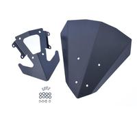 avdb-Moto Bulle/Saute Vent Compatible avec Kawasaki Z400 Z-400 ER400D 2019-2023 en Aluminium (Noire)