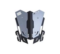 avdb-Moto Bulle/Saute-Vent Compatible avec Yamaha MT15 MT-15 2018-2024, MT125 MT-125 2020-2024 en Aluminium Anodisé (Titane)