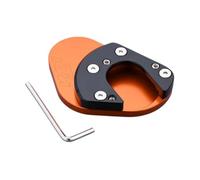 avdb-moto Elargisseur de Béquille compatible avec KTM Duke 125 2011-2016, Duke 200/250 2011-2016, Duke 390 2011-16, RC 125 2014-16, Enduro 690 / R 2008-16 en Aluminium Anodisé (Orange/Noir)