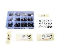 avdb-moto Kit visserie carénages M5, M6 compatible avec YAMAHA TMAX T-MAX 500 2001-2007, TMAX T-MAX 500 2008-2011 (Titane)