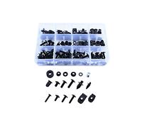 avdb-moto Kit visserie carénages M5, M6 compatible avec YAMAHA TMAX T-MAX 500 2001-2007, TMAX T-MAX 500 2008-2011 (Noir)