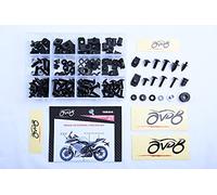 avdb-moto Kit visserie carénages M5, M6 compatible avec YAMAHA XJ6 2009-2017, XJ6 DIVERSION 2009-2017 (Noir)