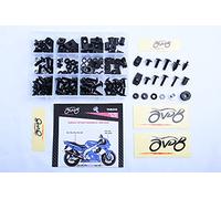avdb-moto Kit visserie carénages M5, M6 compatible avec YAMAHA YZF 600 THUNDERCAT 1997-2004 (Noir)