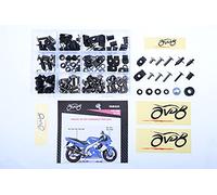 avdb-moto Kit visserie carénages M5, M6 compatible avec YAMAHA YZF 600 THUNDERCAT 1997-2004 (Titane)