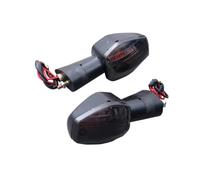 AVDB-moto Paire de Clignotants Avant compatible avec HONDA CBR 600 RR 600RR PC37 2005-06, CBF 600 PC38 2004-07, CBR 600RR PC37 2003-04, CBF 600 PC43 2009-12, CBR 954 RR 900RR SC50 2002-03 (Fumé Noir)