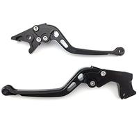 AVDB-moto Paire de leviers longs compatible avec Honda VFR 750, Carat 1991-1997, VFR 800 VTEC 2002-2013, VFR 800F 2014-2018 (Noir/Noir)