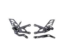 avdb-moto Platines/Commandes Reculées compatible avec YAMAHA YZF R1 / R1-M 2015-2019, YZF R1 / R1-M 2020-2024 AVDB RACE VERSION (Noir)