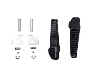 avdb-moto Repose/Cale-Pieds Arrière compatible avec SUZUKI SV650S 1999-2012, SV650N 1999-2012, GSF 600 S BANDIT 2000-2004, GSXR 750 SRAD 1996-2005, GSX 1200 INAZUMA 1999-2001 Type Origine (Noir)