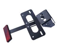 avdb-Moto Support de Plaque AVDB Compatible avec Kawasaki Z1000 2010-2013, Z1000SX ZXT00G 2011-2013, Z1000SX ZXT00L 2014-2016, Z1000SX ZXT00W 2017-2019, Ninja 1000SX ZXT02K 2020-2024 avec Catadioptre