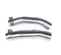 avdb-moto Tube Intermédiaire échappement 51mm compatible avec YAMAHA YZF R1 YZF-R1 2004-2006 Mid Pipe