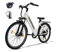 AVDLEU Vélo Électrique 26"" - Moteur 500W -Batterie 48V/10.4Ah - 25 km/h Max - 85KM Max - Shimano 7 vitesses